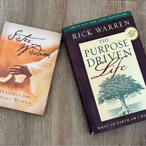 Purpose Driven Life + Sister Wisdom Book Bundle (Like New)